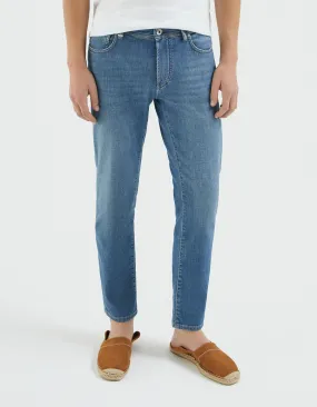 Jean SLIM indigo Cosy Homme